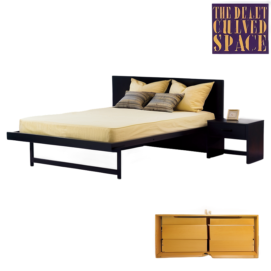 Wall Bed Space Saver Png 05042024