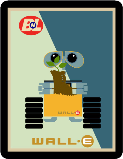 Wall E Robot Poster Art