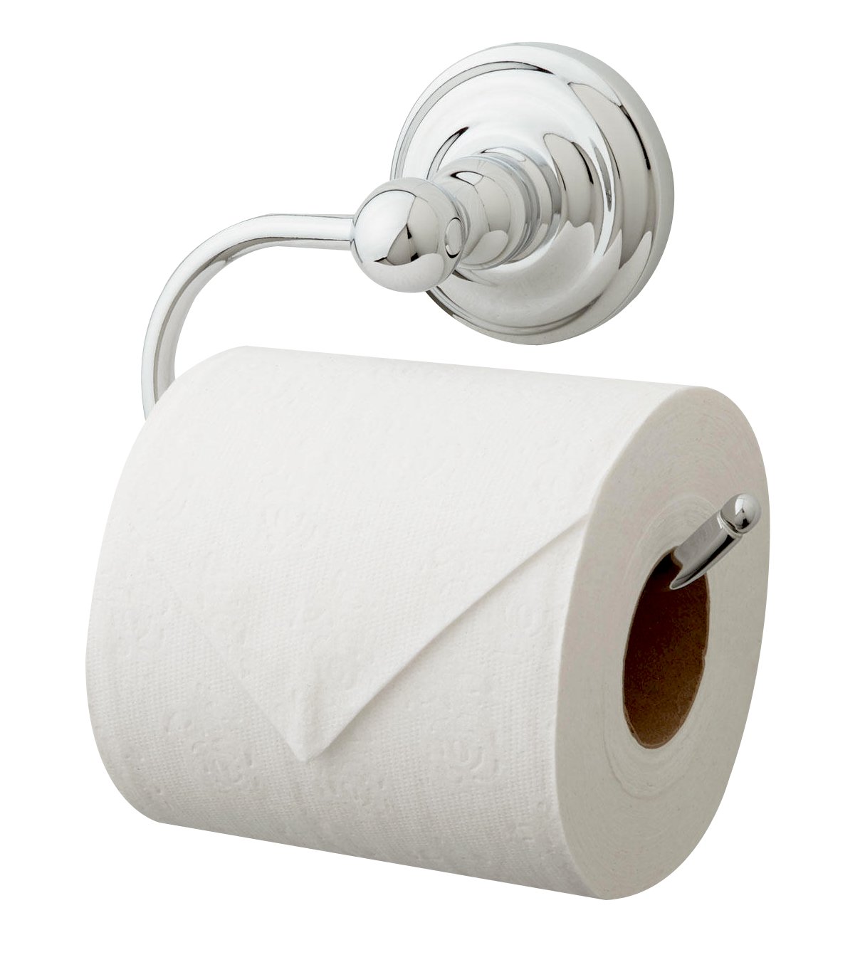 Wall Mounted Toilet Paper Holder PNG with transparent background