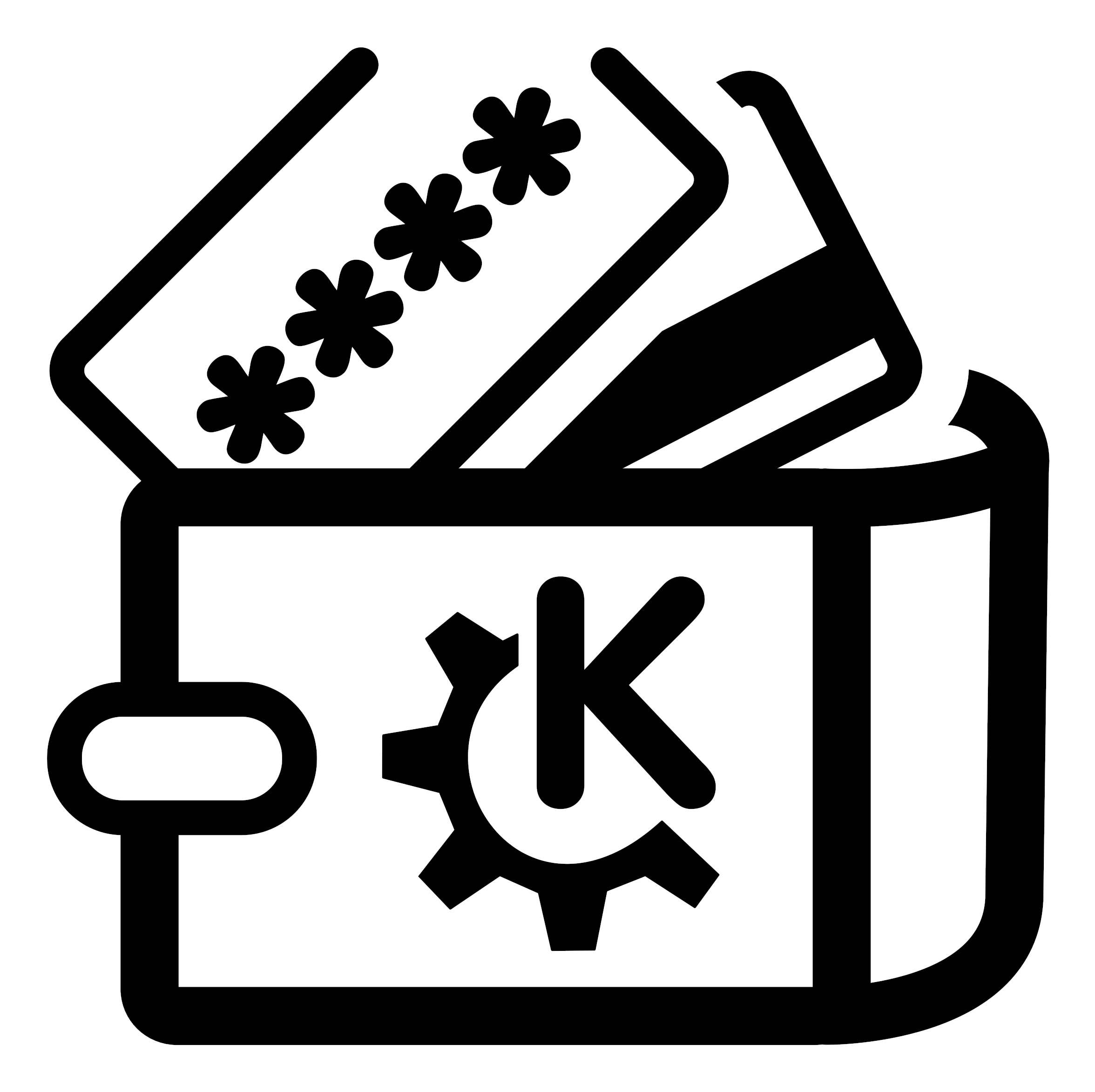 Walletwith Cashand Card Icon PNG with transparent background