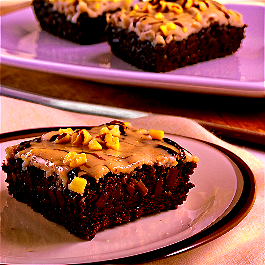 Walnut Brownie Bite PNG gdc PNG with transparent background