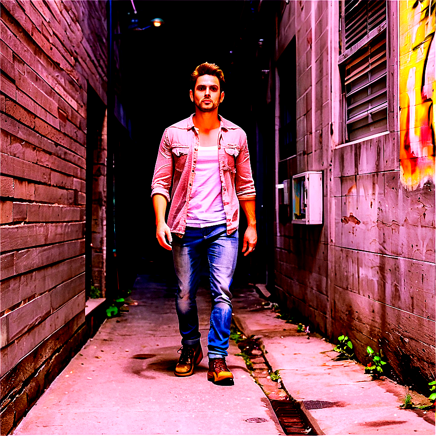 Wanderer In Alley Png Ucv