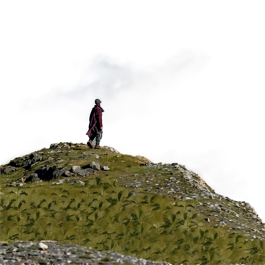 Wanderer On Mountain Png 5