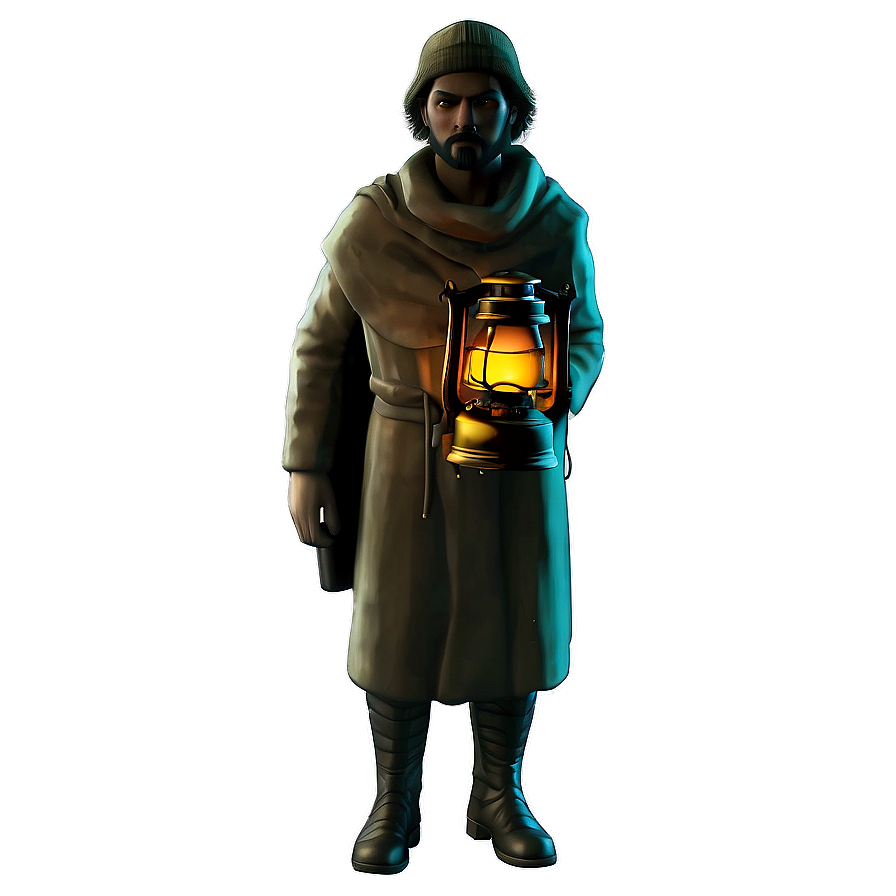 Wanderer With Lantern Png 06212024