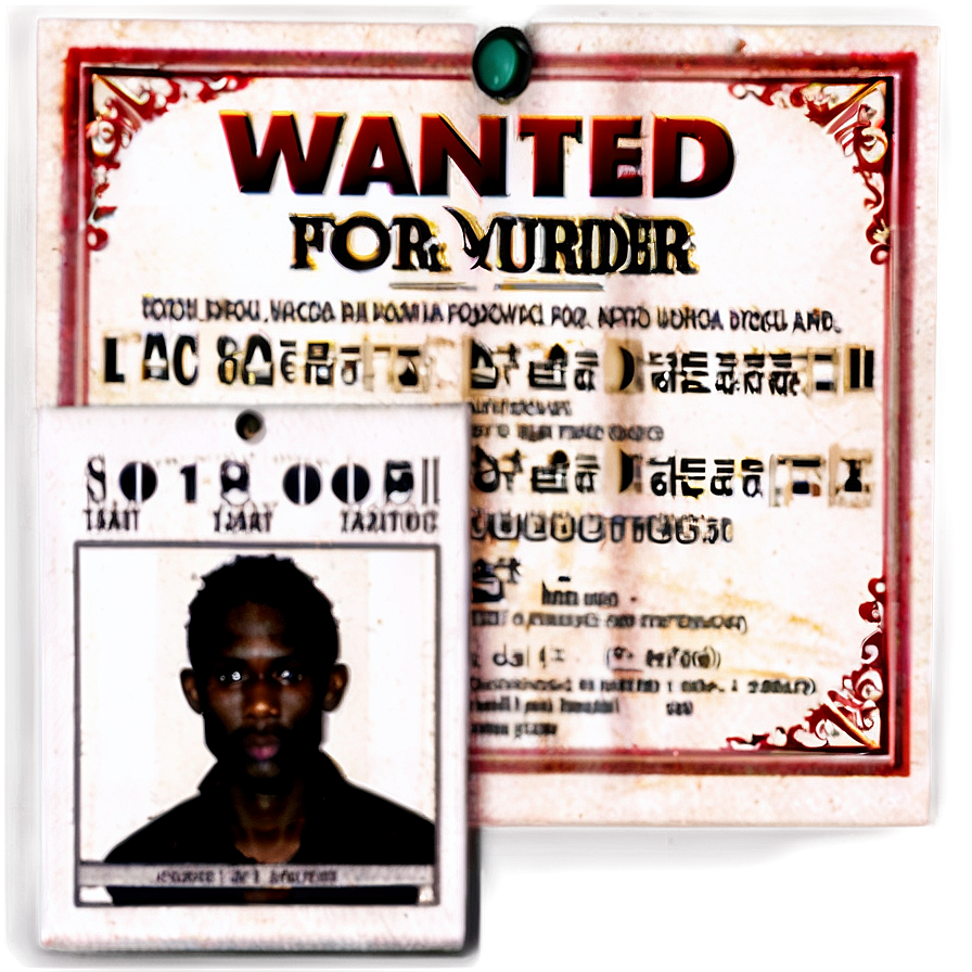 Wanted For Murder Png Mvi31