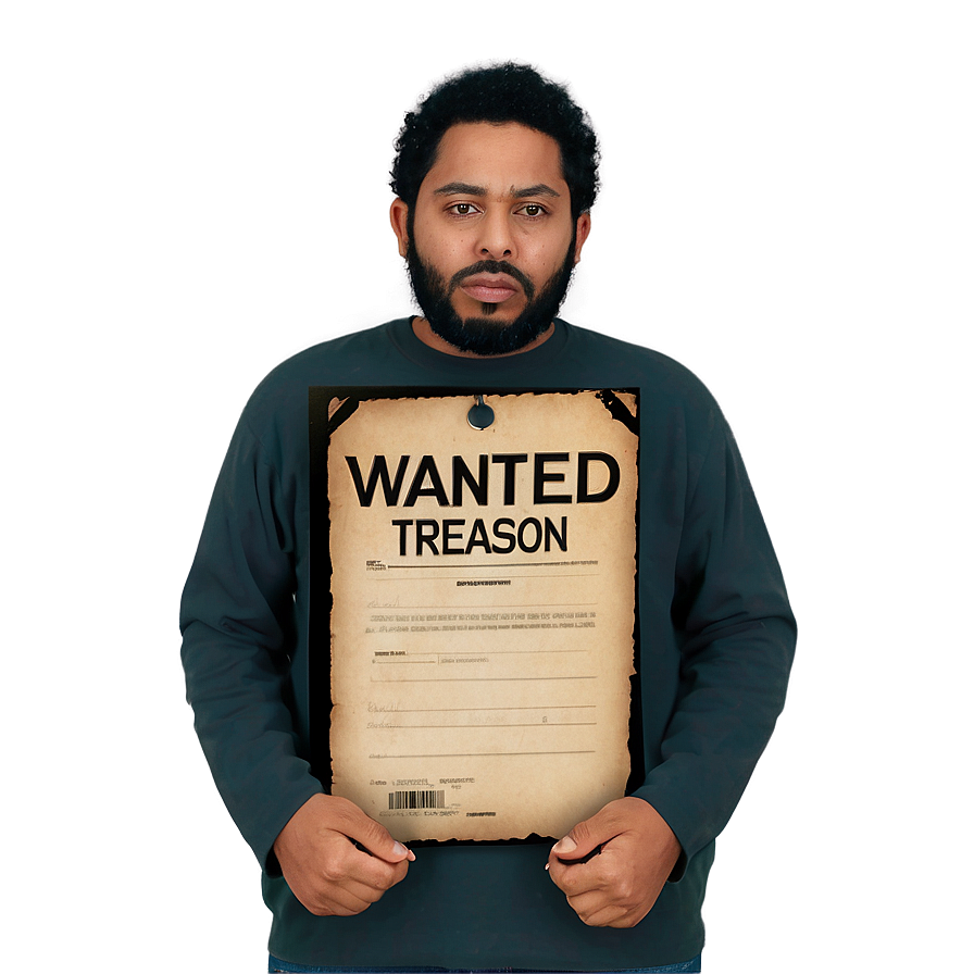 Wanted For Treason Png Hkl81