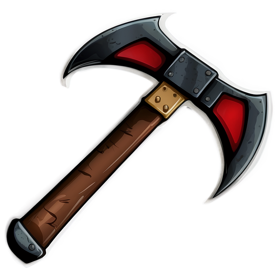 War Axe Cartoon Png 05252024