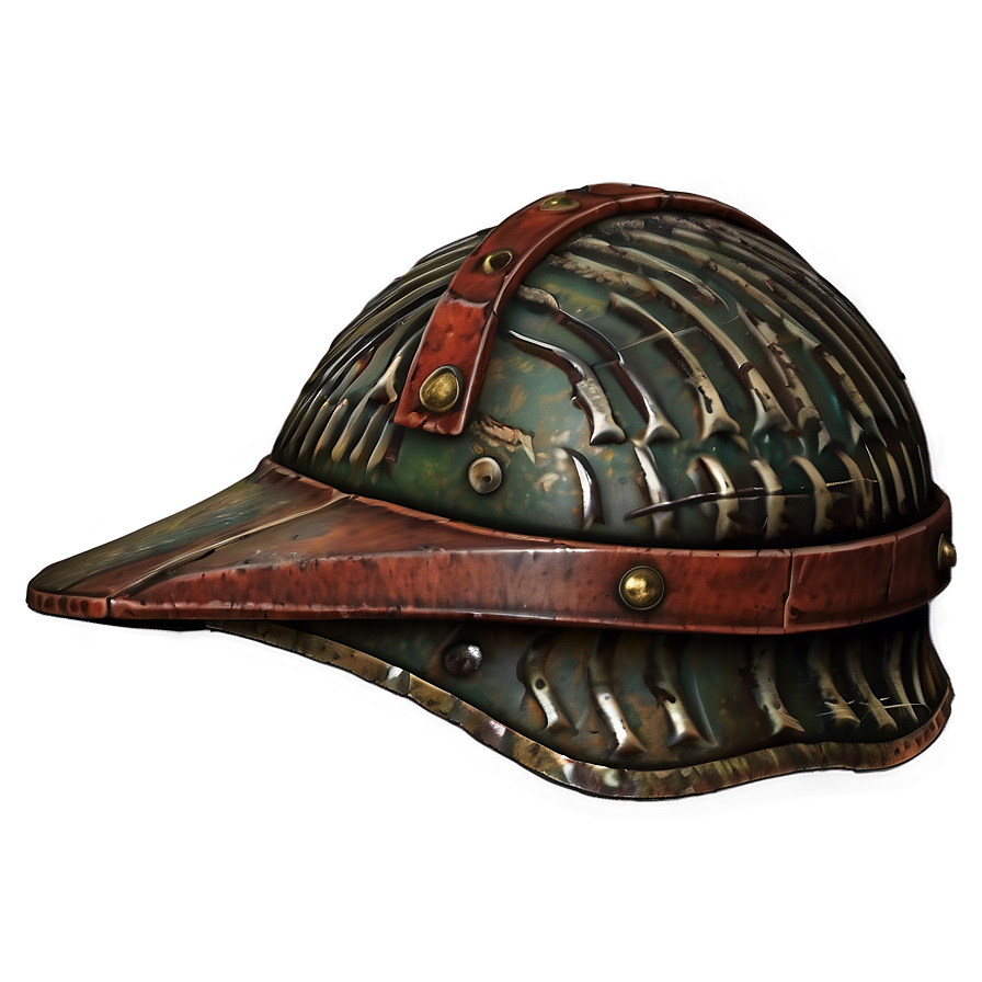 War Broken Helmet Png 06112024