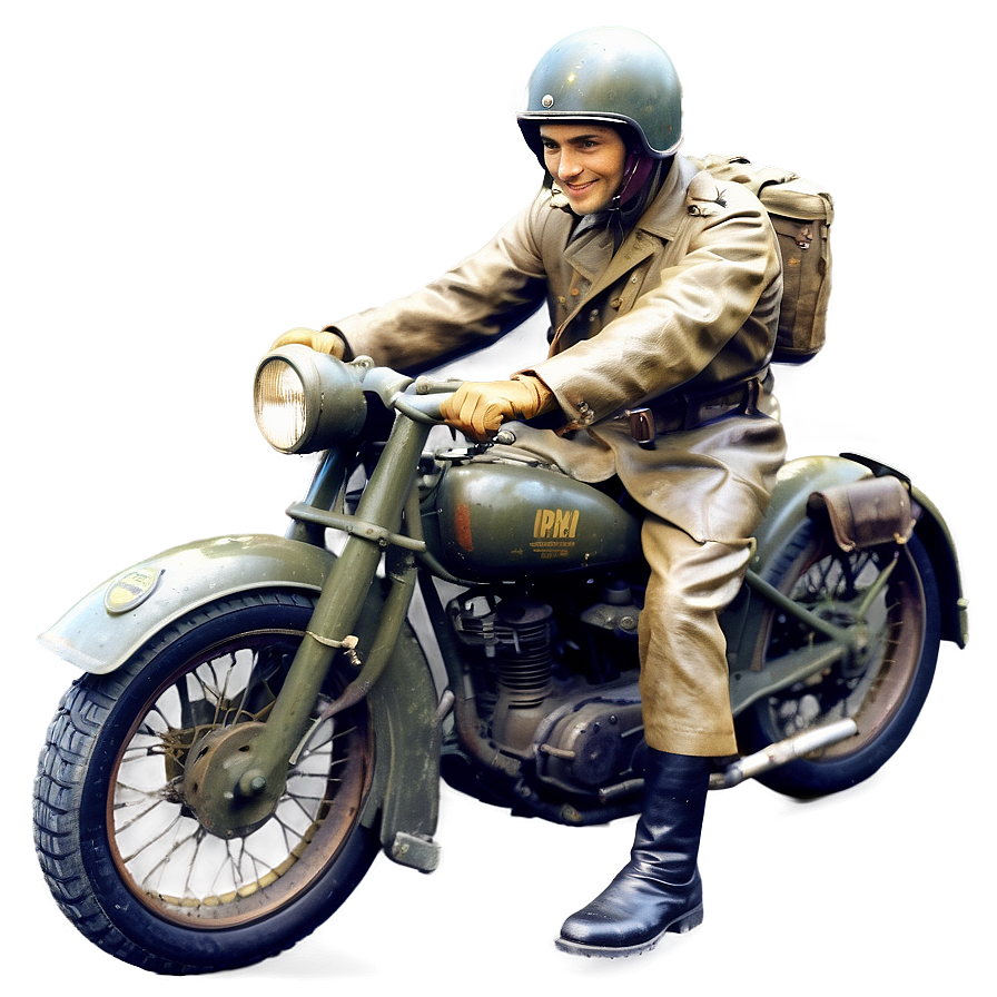 War Dispatch Rider Png Emi