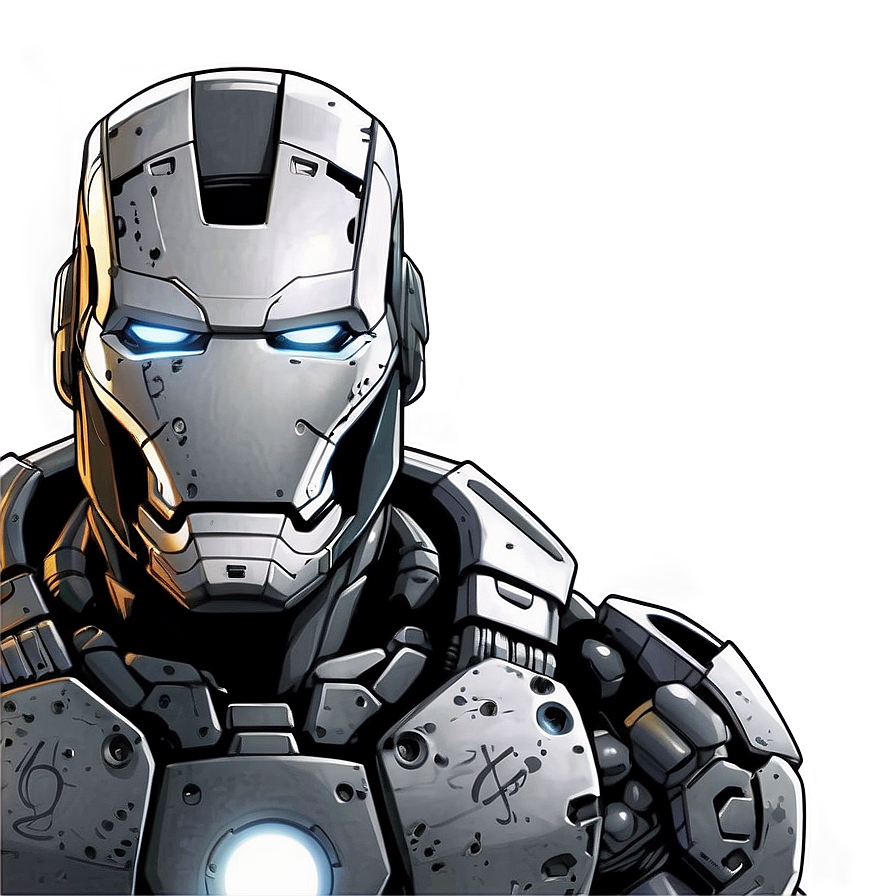 War Machine Comic Art Png Owa