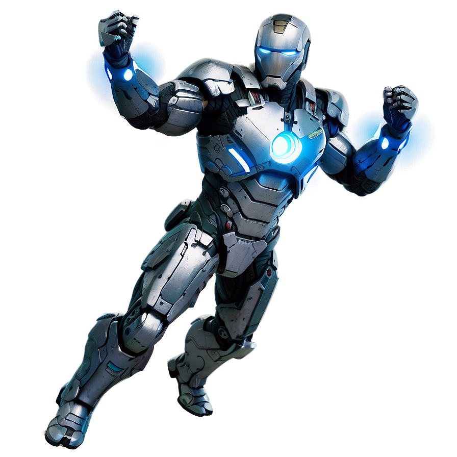 War Machine Dynamic Pose Png 59