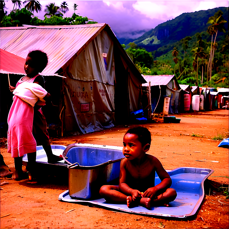 War Refugee Camp Png 06112024