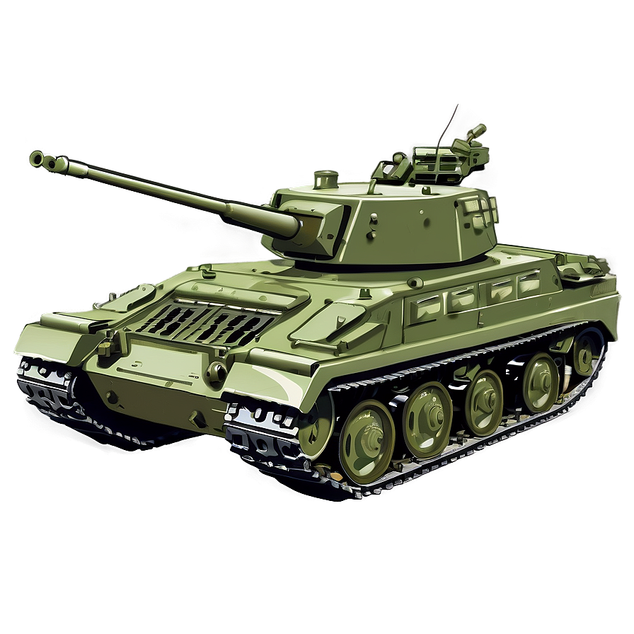 War Tank Vector Png 8