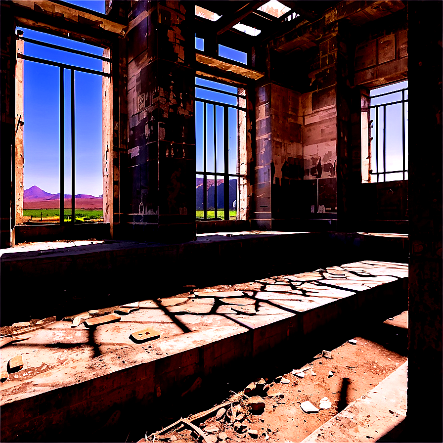 War-Torn Building Remains PNG xai90 PNG image with a transparent background, free high-resolution download