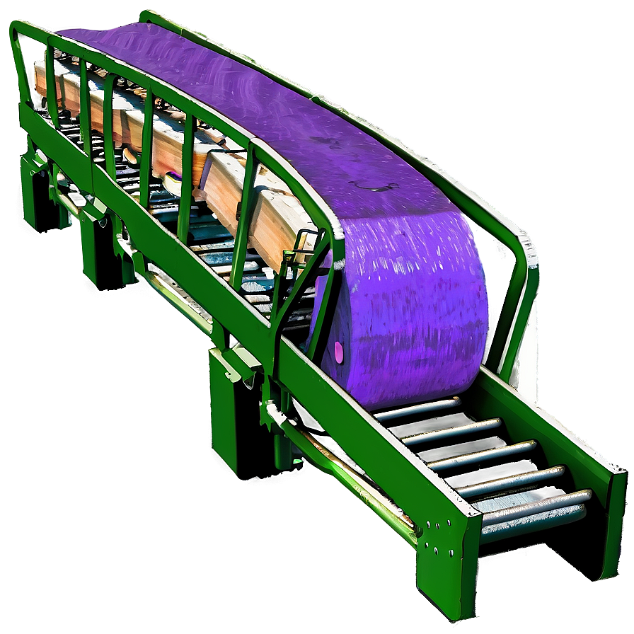 Warehouse Sorting Conveyor System PNG 16 PNG with transparent background