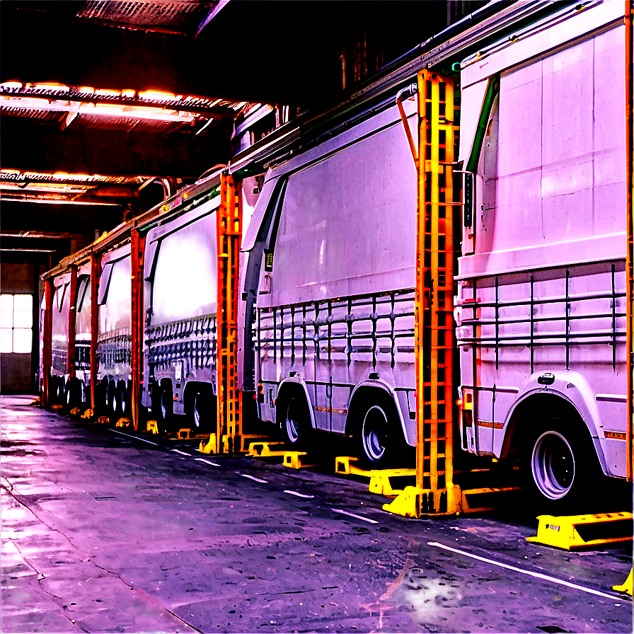 Warehouse Transportation Fleet PNG 50 PNG with transparent background