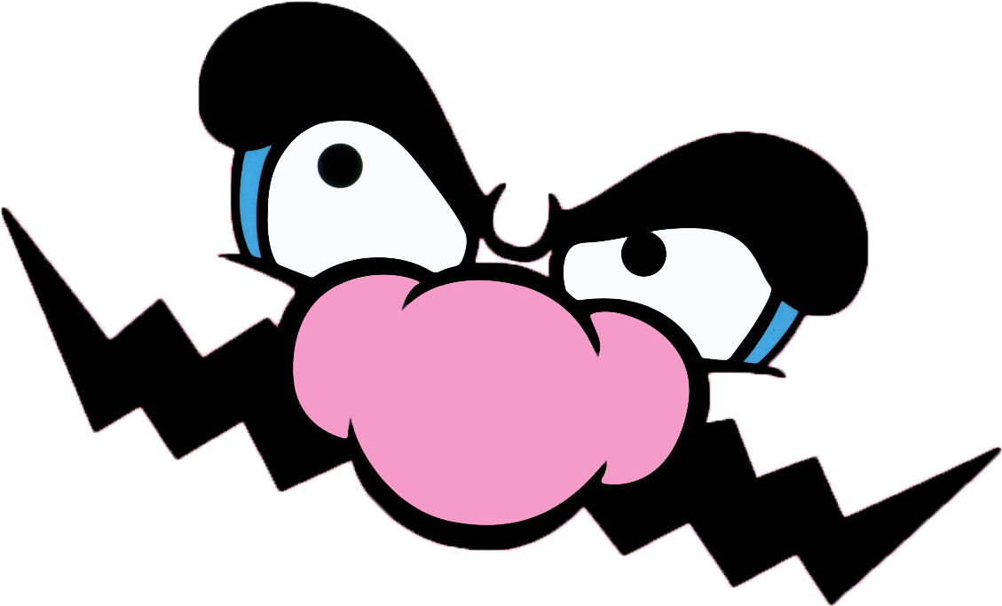 Wario_ Chewing_ Bubblegum_ Vector