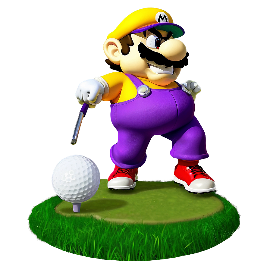 Wario Golf Swing Png Gxl68