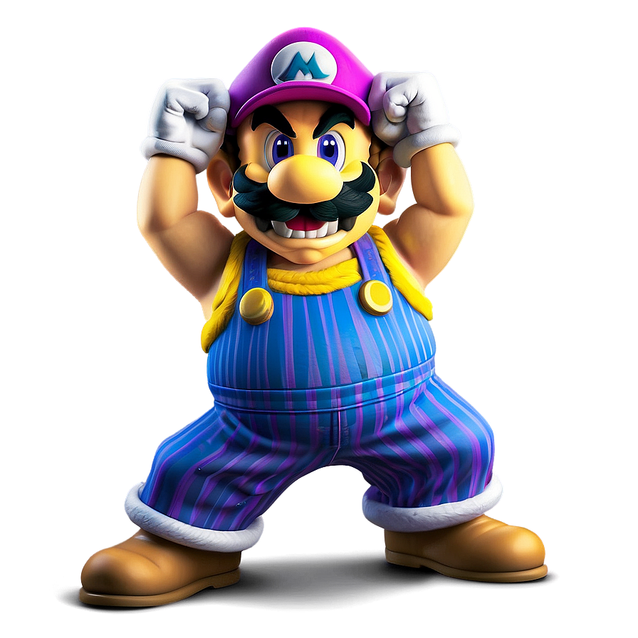 Wario Victory Pose Png Fjl31