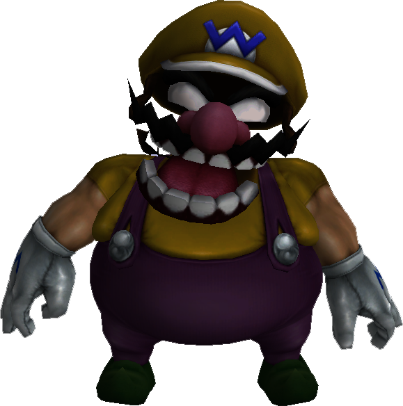 Wario3 D Model Grin