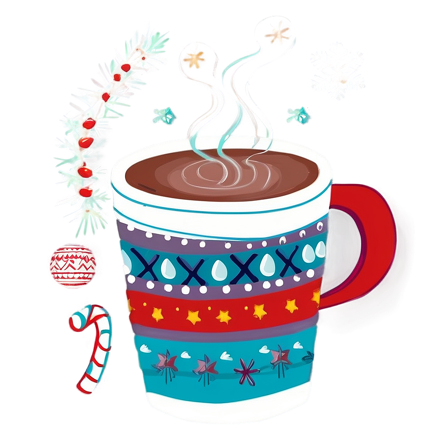 Warm Christmas Eve Hot Cocoa PNG jdk48 PNG with transparent background