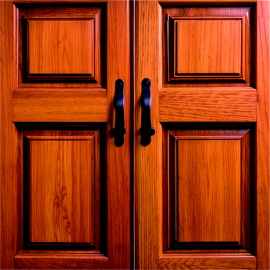 Warm Oak Door Png 05042024