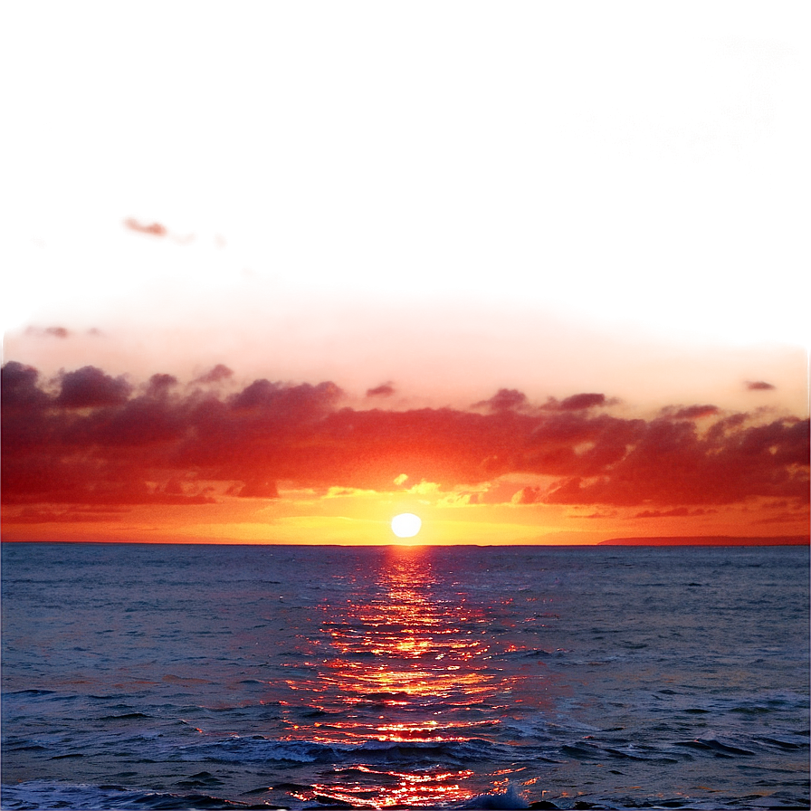 Warm Radiant Sunrise PNG 60 PNG with transparent background