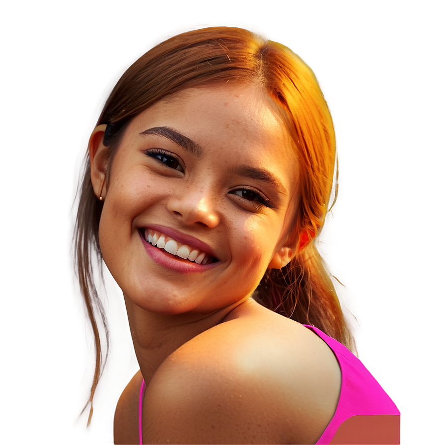 Warm Smile Person Png Lsj14