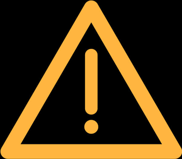 Warning Symbol In Orange - Fiat 500 Warning Lights Yellow Triangle, HD Png Download PNG with transparent background