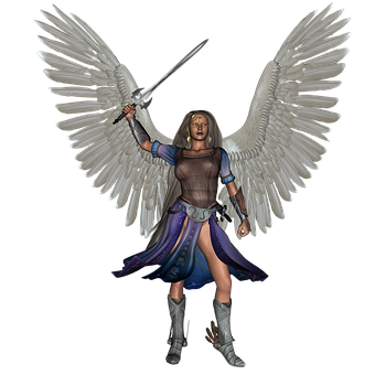 Warrior Angel With Sword