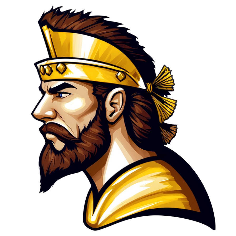 Warrior Cartoon Beard Png Kof96