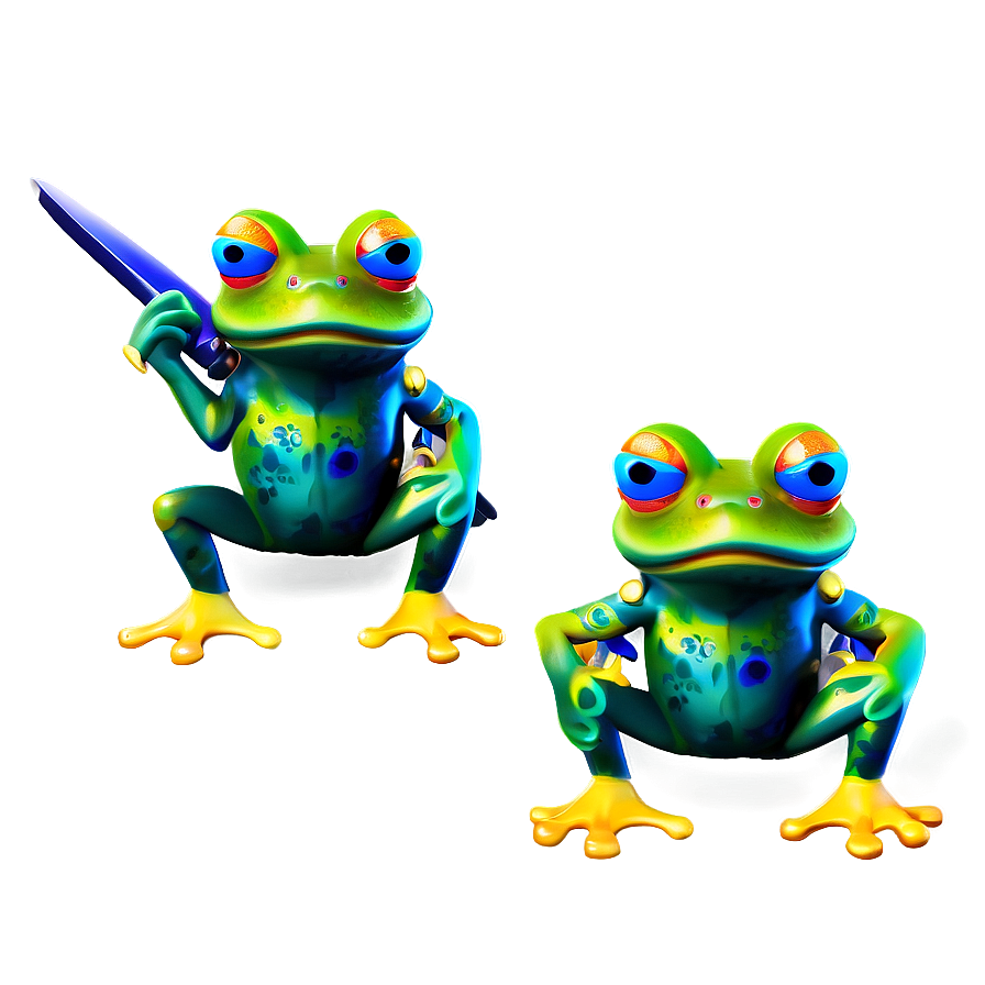 Warrior Frog Cartoon Png 86