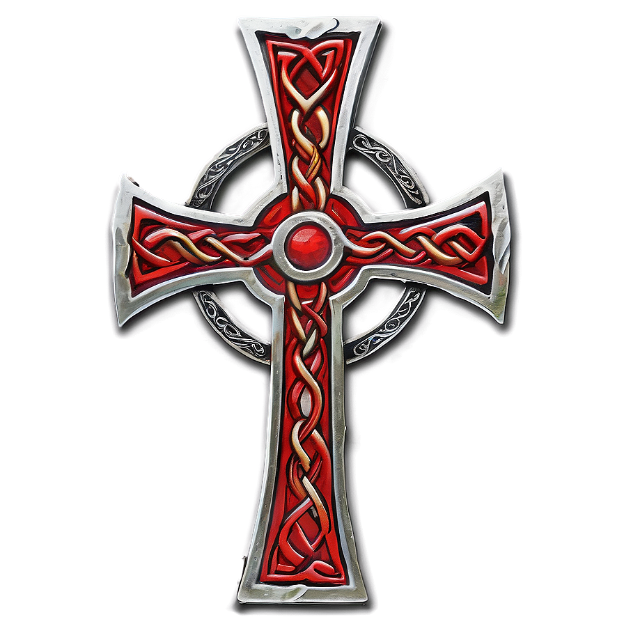 Warrior's Celtic Cross Png 06212024