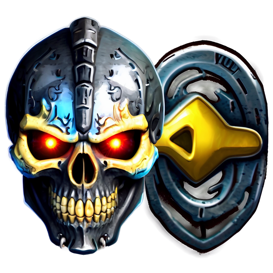 Warrior Skull Emblem Png A