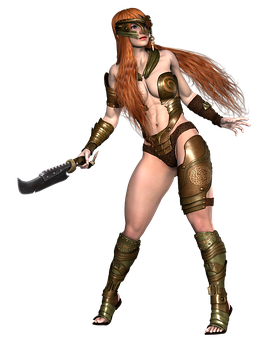 Warrior Woman Fantasy Art