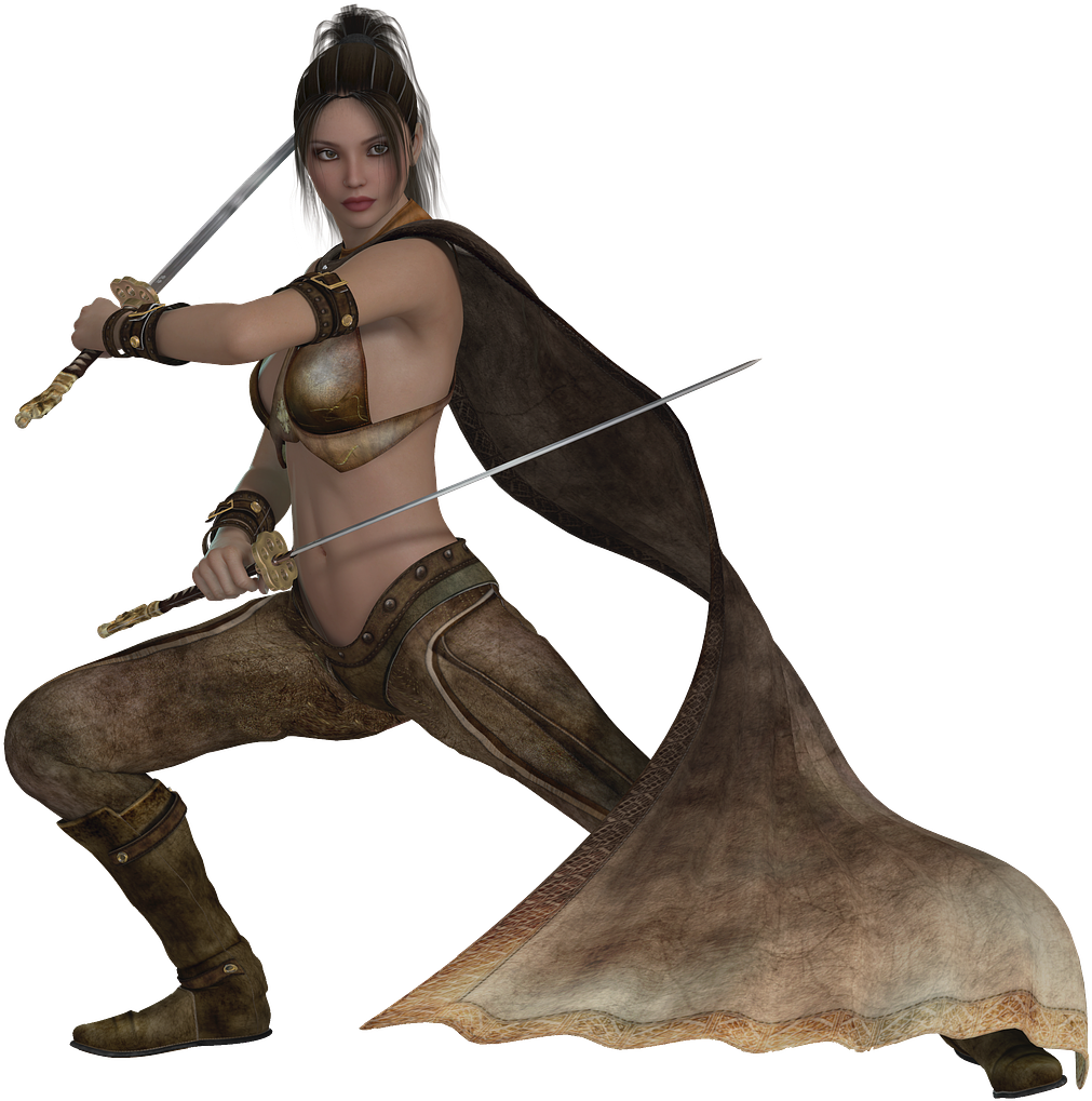 Warrior Female Png, Transparent Png PNG with transparent background