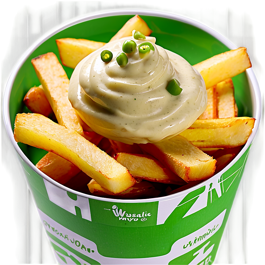 Wasabi Mayo Fries Png 05242024