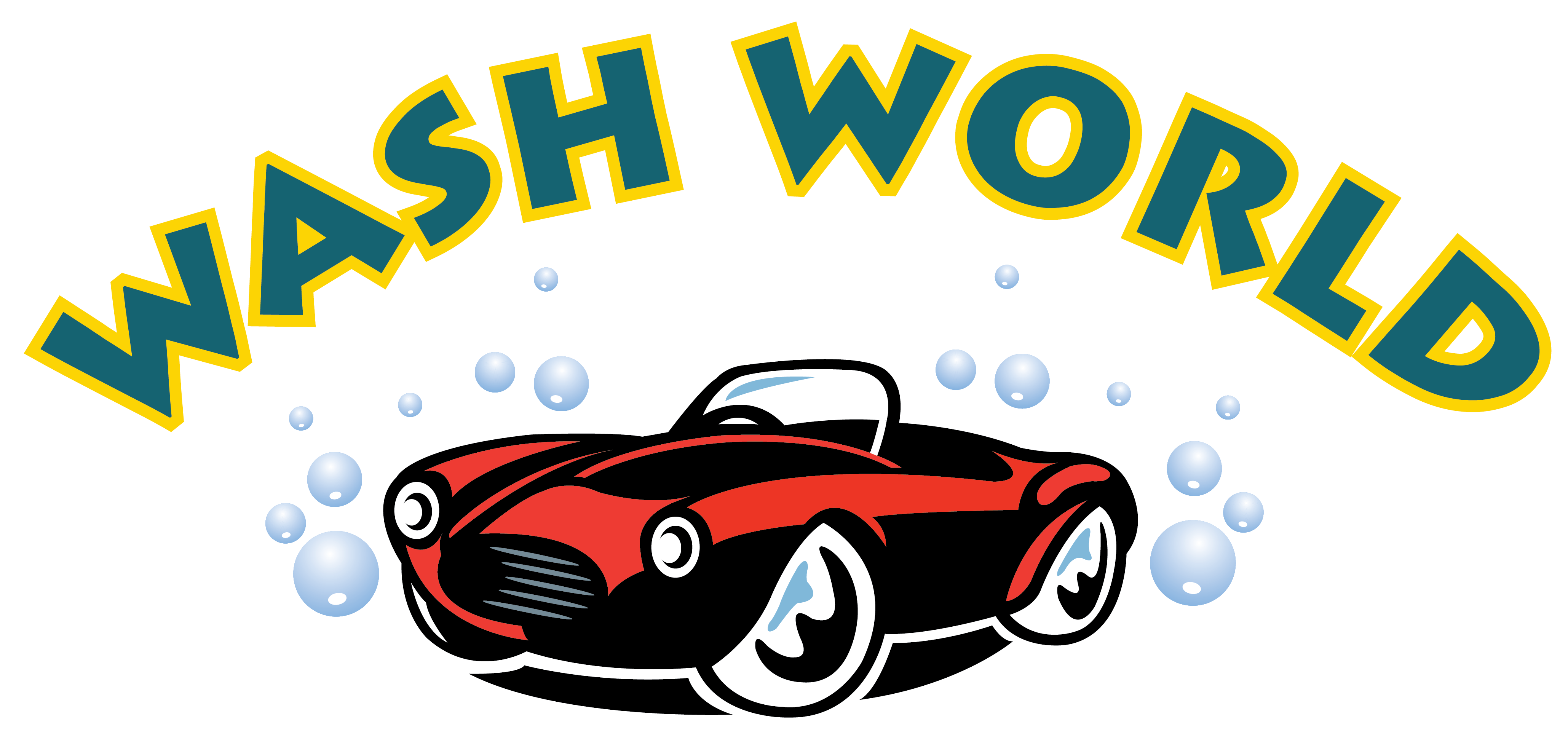 Wash World Car Clean Logo