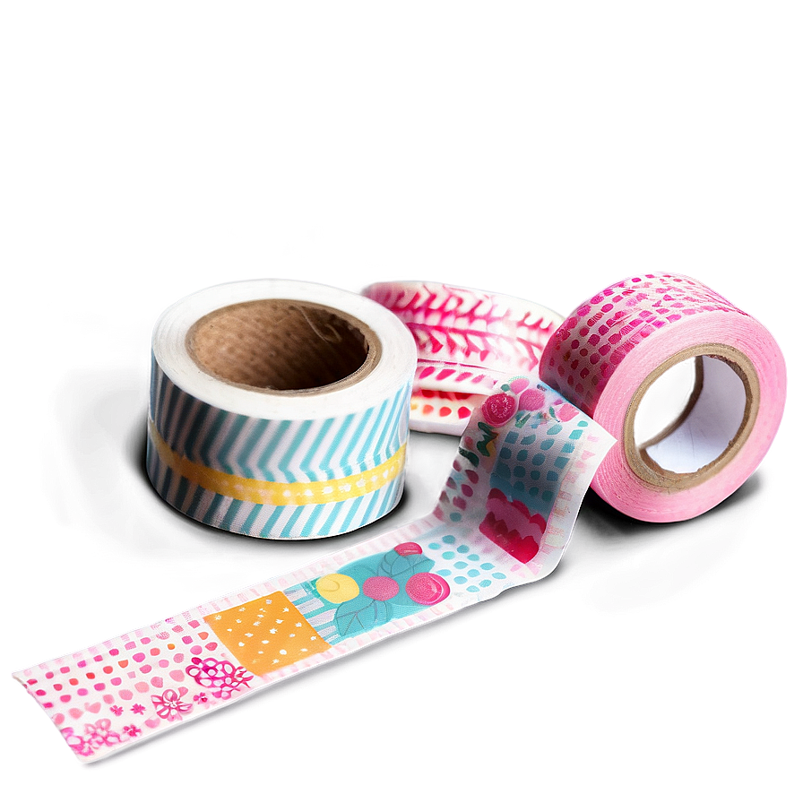 Washi Tape Designs PNG mka PNG with transparent background