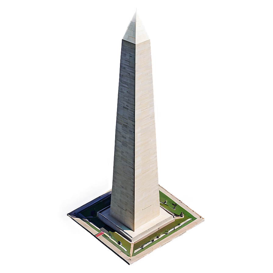 Washington Monument Aerial View Png Tgj