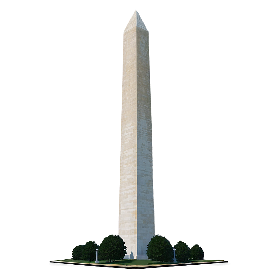 Washington Monument In Bold Colors Png Esy