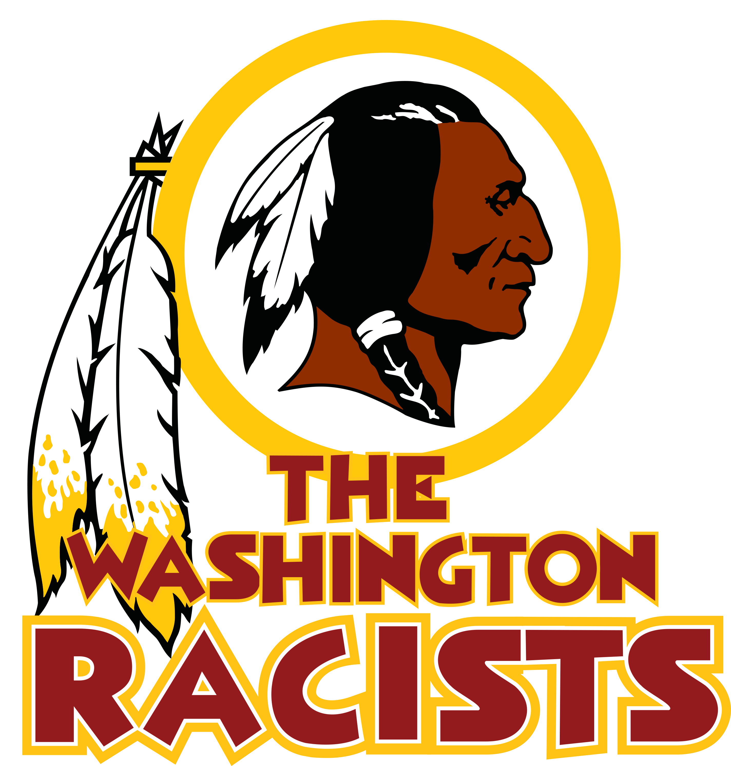 Washington Racists Parody Logo