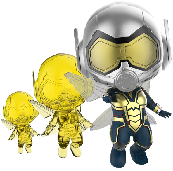 Wasp_ Character_ Figurines PNG with transparent background
