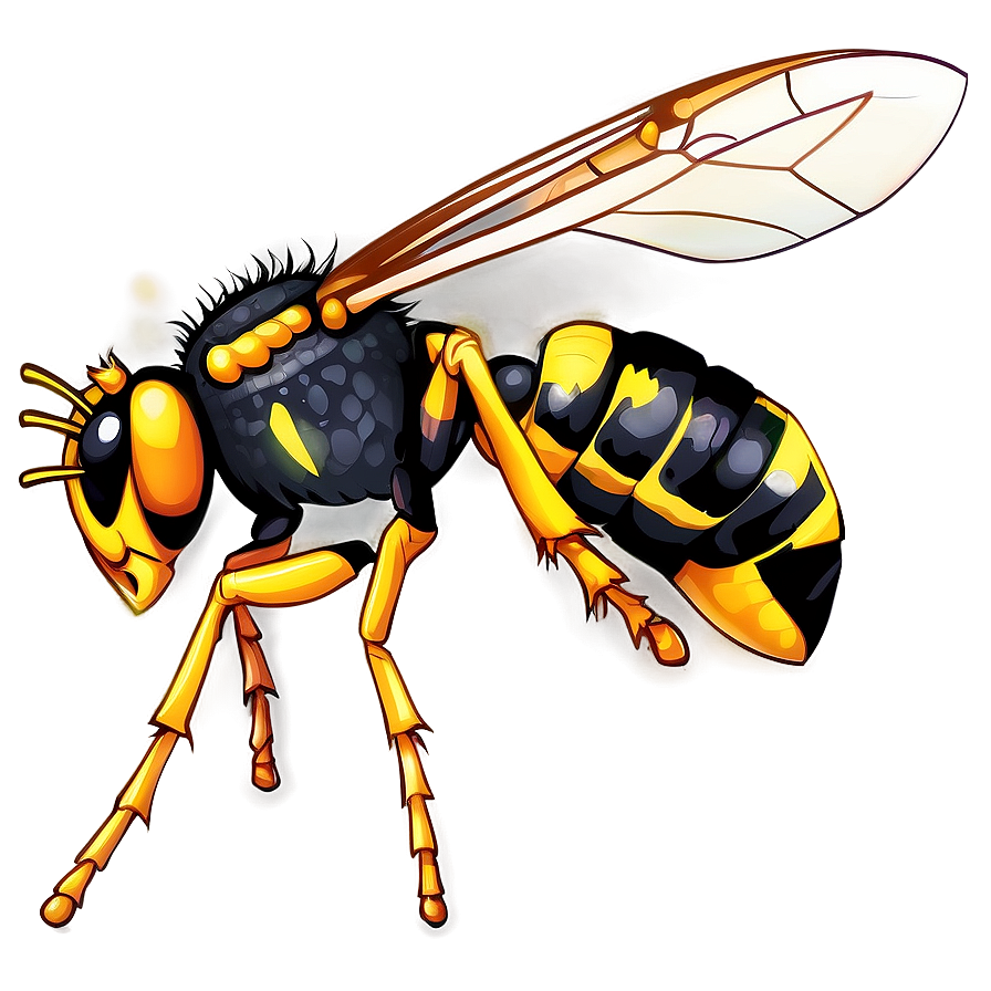Wasp Illustration PNG 90 PNG with transparent background