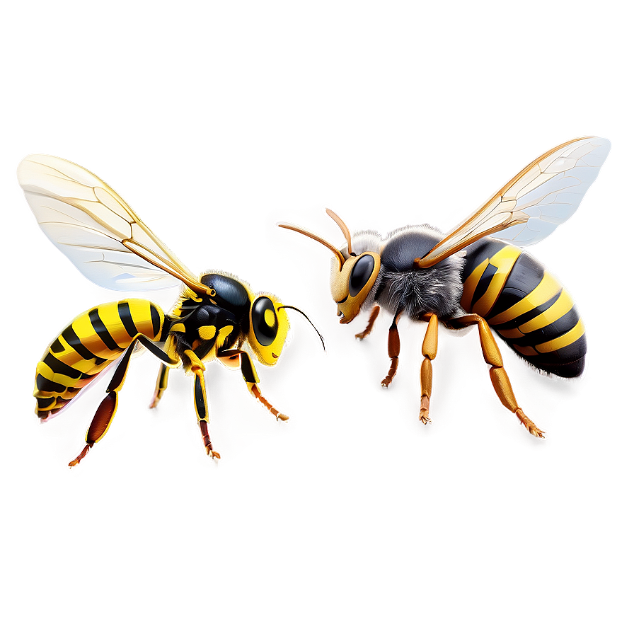Wasp Vs. Bee Comparison Png 05242024