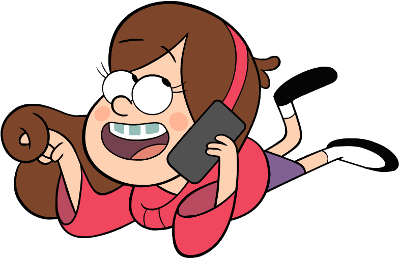 Watch Gravity Falls Online - Gravity Falls Mabel Phone, HD Png Download PNG with transparent background