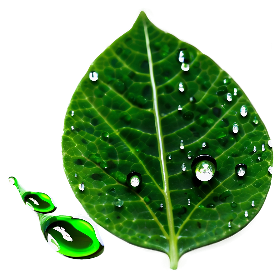 Water Dripping On Leaf Png 06272024