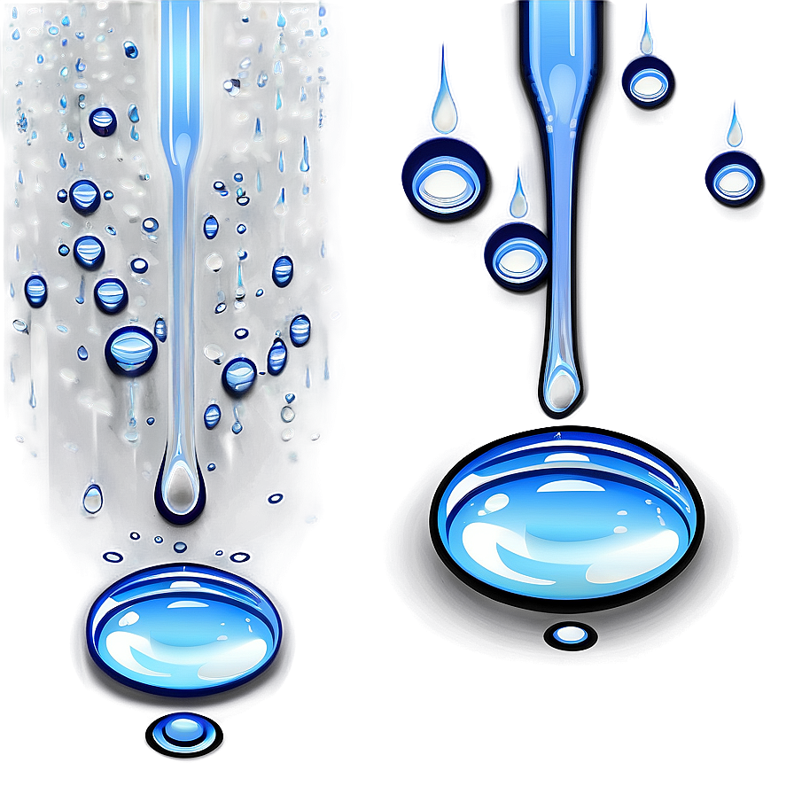 Water Dripping On Surface Png 06272024