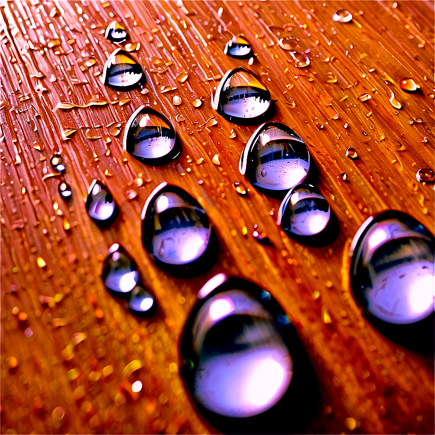 Water Drops On Wooden Surface Png 06122024