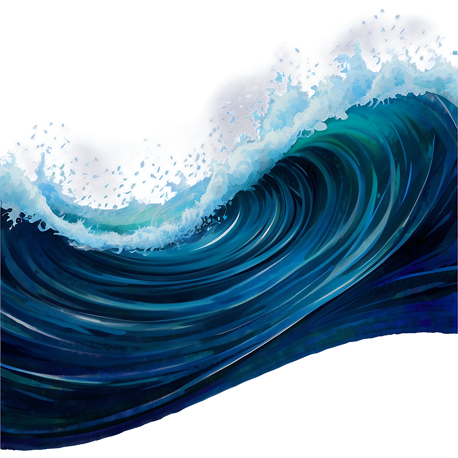 Water Paint Wave Png 81